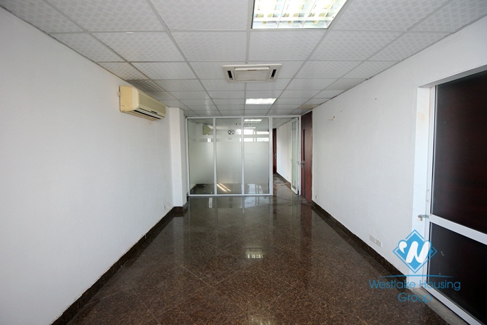 Office with nice view for lease in Lac Long Quan, Tay Ho